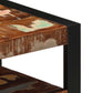 Bathroom Sink Cabinet Reclaimed Wood Medium Leather Rectangular
