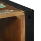Bathroom Wall Cabinet 15.7x11.8x35.4 in Solid Wood Reclaimed