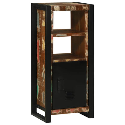 Bathroom Wall Cabinet 15.7x11.8x35.4 in Solid Wood Reclaimed