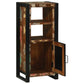 Bathroom Wall Cabinet 15.7x11.8x35.4 in Solid Wood Reclaimed