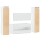 Bathroom Furniture Set High gloss white Engineered wood