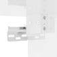 Bathroom Furniture Set High gloss white Engineered wood