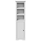 Bathroom Cabinet White Solid pinewood, engineered wood, metal