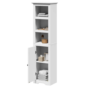 Bathroom Cabinet White Solid pinewood, engineered wood, metal