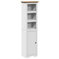 Bathroom Cabinet White and Brown