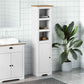 Bathroom Cabinet White and Brown