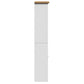 Bathroom Cabinet White and Brown