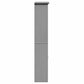 Bathroom Cabinet Grey Solid pine wood, engineered wood, metal