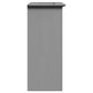 Bathroom Sink Cabinet Grey Solid pinewood, Engineered wood, Metal
