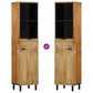 Bathroom Furniture Set Mango Desert Brown