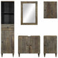 Bathroom Furniture Set Light Grey