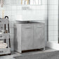 Bathroom Sink Cabinet Concrete Grey Engineered Wood Medium