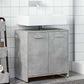 Bathroom Sink Cabinet Concrete Grey Engineered Wood Medium