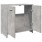 Bathroom Sink Cabinet Concrete Grey Engineered Wood Medium