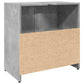 Bathroom Sink Cabinet Concrete Grey Engineered Wood Medium