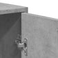 Bathroom Cabinet With Mirror Concrete Grey Engineered Wood Medium