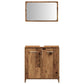Bathroom Cabinet With Mirror Old wood Engineered wood Standard