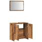 Bathroom Cabinet With Mirror Old wood Engineered wood Standard