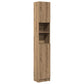 Bathroom Cabinet Artisan Oak Engineered Wood Tall