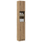 Bathroom Cabinet Artisan Oak Engineered Wood Tall