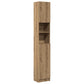Bathroom Cabinet Artisan Oak Engineered Wood Tall