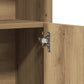 Bathroom Cabinet Artisan Oak Engineered Wood Tall