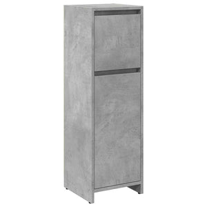 Bathroom Cabinet Concrete Grey Engineered Wood Small