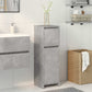 Bathroom Cabinet Concrete Grey Engineered Wood Small