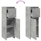 Bathroom Cabinet Concrete Grey Engineered Wood Small