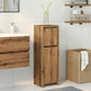 Bathroom Cabinet Artisan Oak Engineered Wood Compact