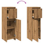 Bathroom Cabinet Artisan Oak Engineered Wood Compact