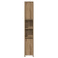 Bathroom Cabinet Artisan oak Engineered wood Tall