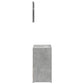 Bathroom Furniture Set Concrete Grey Engineered Wood, Glass Medium