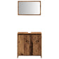 Bathroom Furniture Set Old wood Engineered wood, glass Standard