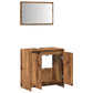 Bathroom Furniture Set Old wood Engineered wood, glass Standard