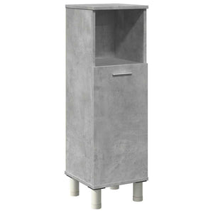 Bathroom Cabinet Concrete Grey Engineered Wood 11.8x11.8x37.4 in