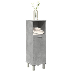 Bathroom Cabinet Concrete Grey Engineered Wood 11.8x11.8x37.4 in