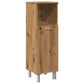 Bathroom Cabinet Artisan Oak Engineered Wood Slim