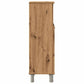 Bathroom Cabinet Artisan Oak Engineered Wood Slim