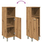 Bathroom Cabinet Artisan Oak Engineered Wood Slim