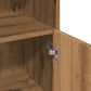Bathroom Cabinet Artisan Oak Engineered Wood Slim