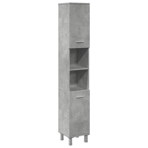 Bathroom Cabinet Concrete Grey Engineered wood Tall