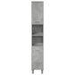 Bathroom Cabinet Concrete Grey Engineered wood Tall