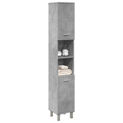 Bathroom Cabinet Concrete Grey Engineered wood Tall