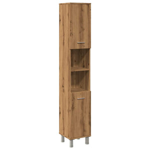 Bathroom Cabinet Artisan oak Engineered wood Tall