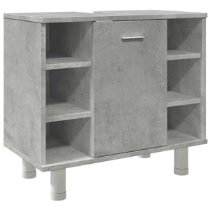 Bathroom Cabinet Concrete grey Engineered wood 23.6x12.6x21.1 in