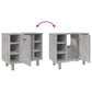 Bathroom Cabinet Concrete grey Engineered wood 23.6x12.6x21.1 in