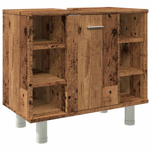 Bathroom Cabinet Old wood Engineered wood Medium Bathroom Cabinet