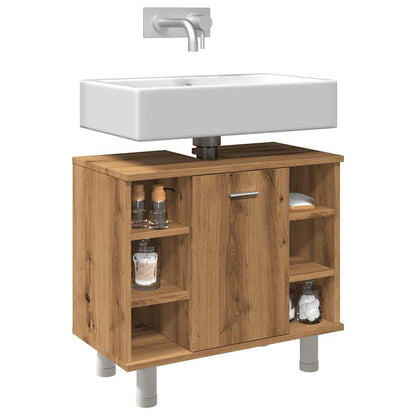 Bathroom Cabinet Artisan Oak Engineered wood Medium