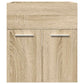 Bathroom Sink Cabinet Sonoma Oak Engineered wood Compact